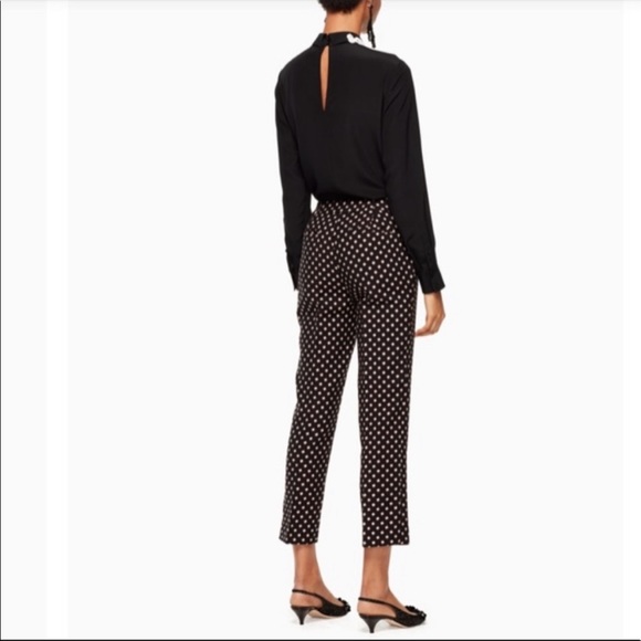 KATE SPADE DIAMOND CIGARETTE PANTS NWT - Picture 7 of 9